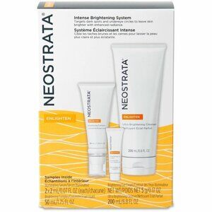Neostrata Enlighten Intense Brightening System w/ Cleanser Eye Cream Complex New